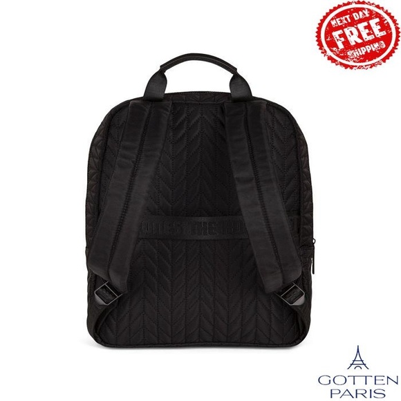 Rolling Stones Iconic Collection Quilted Backpack with Top Zippered Main Opening main image 4